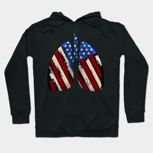 Breathe In Freedom USA Flag Patriotic Hoodie